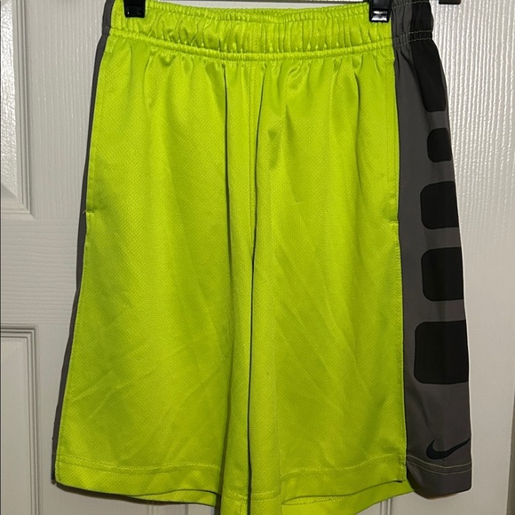 Nike Men's‎ Bright Yellow and Dark Gray Athletic Shorts - Picture 1 of 4